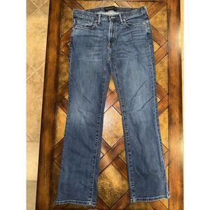 Abercrombie & Fitch Jeans Mens 32x30 Light Wash Bootcut Stretch Denim Jeans